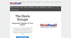 Desktop Screenshot of davisgroupe.com