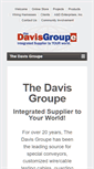 Mobile Screenshot of davisgroupe.com